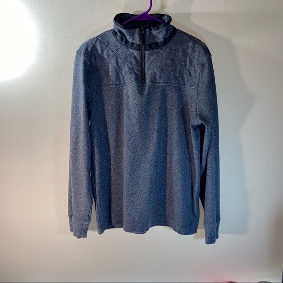 Banana Republic Pullover 1/4 Zip Jacket Quilted Long Sleeve Unisex Top - Picture 1 of 9